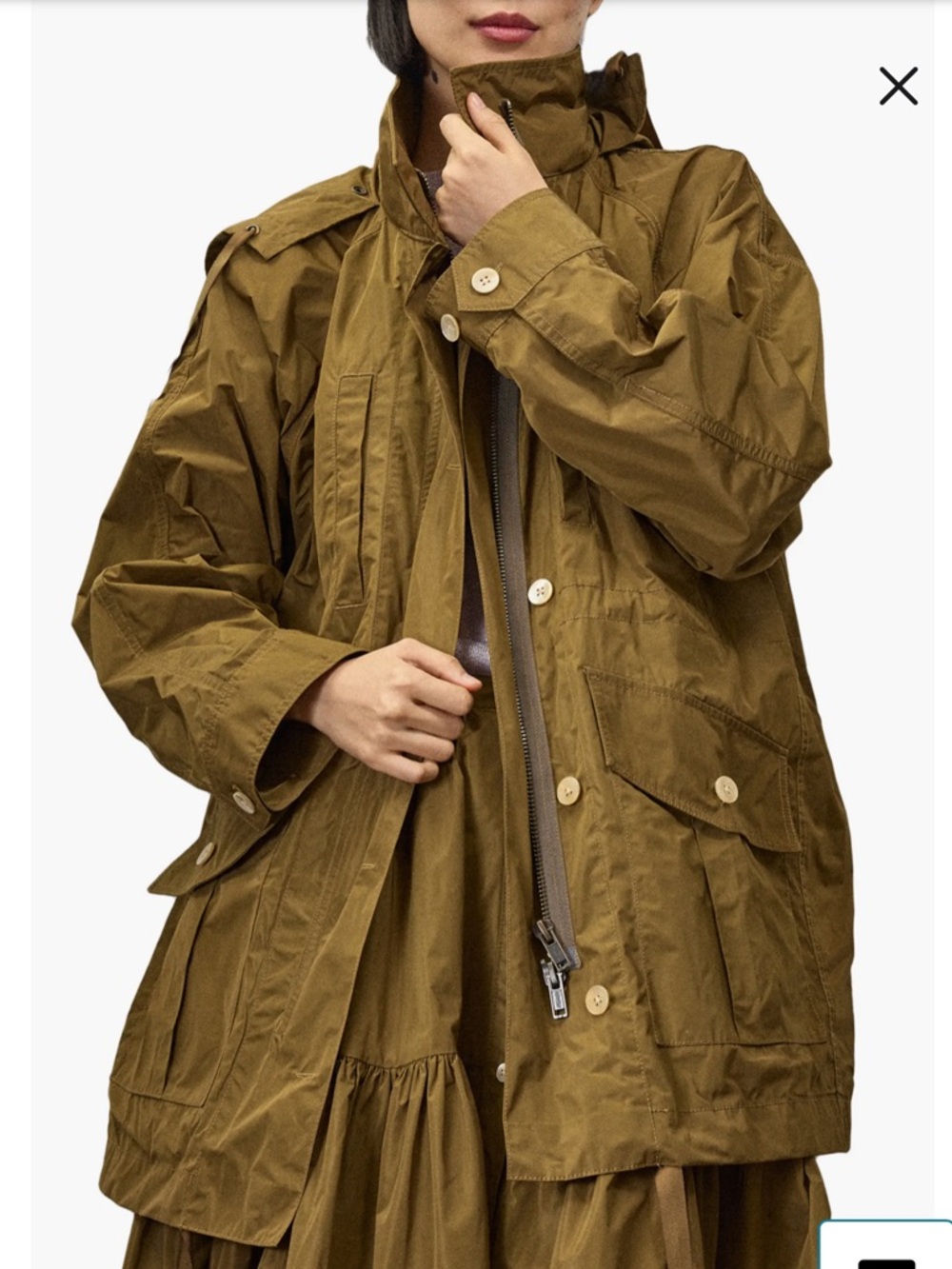 Alex Mill Claes Anorak in Taffeta